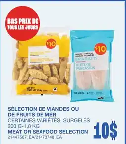 Wholesale Club SÉLECTION DE VIANDES OU DE FRUITS DE MER, 200 G-1,8 KG offer
