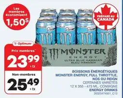 Wholesale Club BOISSONS ÉNERGÉTIQUES, 12 X offer