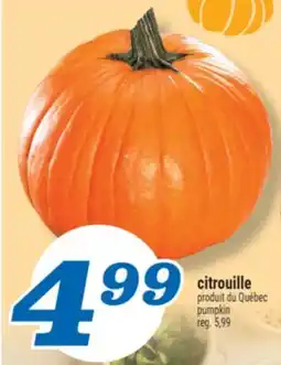 Marché Richelieu CITROUILLE | PUMPKIN offer