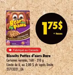 Wholesale Club Biscuits Pattes d'ours Dare offer
