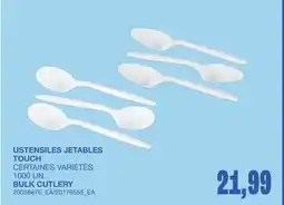 Wholesale Club USTENSILES JETABLES TOUCH, 1000 UN offer