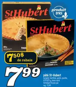 Marché Richelieu PÂTÉ ST-HUBERT | ST-HUBERT FROZEN PIE offer