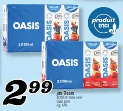 Marché Richelieu JUS OASIS | OASIS JUICE offer