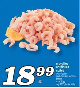Marché Richelieu CREVETTES NORDIQUES CUITES | PEELED COOKED NORTHEM SHRIMP offer