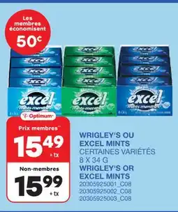 Wholesale Club MINTS offer