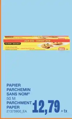 Wholesale Club PARCHMENT PAPER, 50 M offer