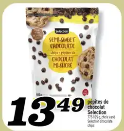 Marché Richelieu PÉPITES DE CHOCOLAT SELECTION | SELECTION CHOCOLATE offer