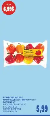 Wholesale Club POIVRONS MIXTE NATURELLEMENT IMPARFAITS offer