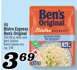Marché Richelieu RIZ BISTRO EXPRESS BEN'S ORIGINAL | BEN'S ORIGINAL BISTRO EXPRESS RICE offer