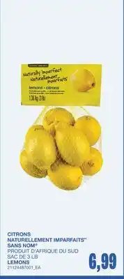 Wholesale Club CITRONS NATURELLEMENT IMPARFAITS offer