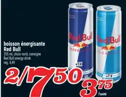 Marché Richelieu BOISSON ÉNERGISANTE RED BULL | RED BULL ENERGY DRINK offer