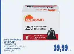 Wholesale Club SACS À ORDURES, 30 PO X 38 PO, 250 UN offer