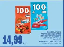Wholesale Club CHOCOLATS OU FRIANDISES ASSORTIS, 909/962 G offer
