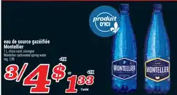 Marché Richelieu EAU DE SOURCE GAZÉIFIÉE MONTELLIER | MONTELLIER CARBONATED SPRING WATER offer