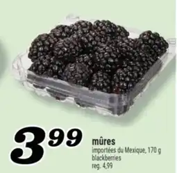 Marché Richelieu MÛRES | BLACKBERRIES offer