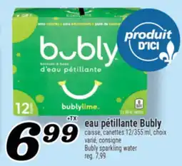 Marché Richelieu BUBLY SPARKLING WATER | BUBLY SPARKLING WATER offer