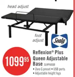The Brick Sealy Reflexion Ultra Lifestyle Base - Queen offer