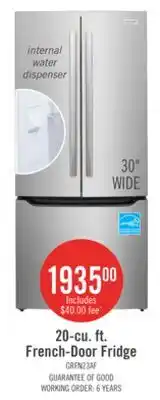 The Brick 20-cu. ft. French-Door Fridge offer