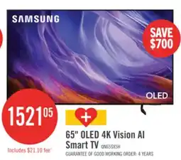 The Brick Samsung 65 OLED S85H 4K Vision AI Smart TV (QN65S85HAEXZC) – 2026 Model offer
