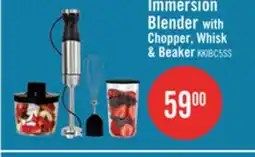 The Brick Immersion Blender with Chopper, Whisk & Beaker offer