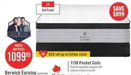 The Brick SCOTT LIVING Berwick Eurotop Mattress offer