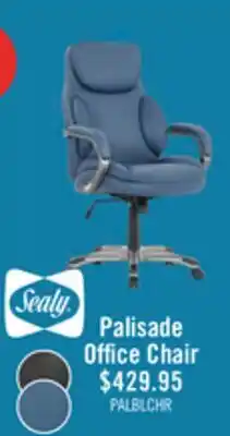 The Brick Sealy Palisade 28 Adjustable Ergonomic Office Chair - Blue offer