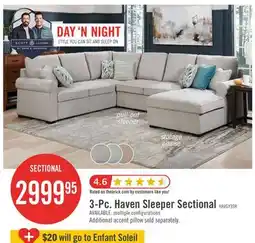 The Brick Scott Living Haven 2-Piece Right-Facing Chenille Fabric Sectional - Grey offer