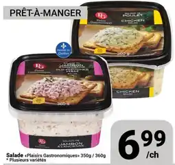 Pasquier Salade Plaisirs Gastronomiques offer