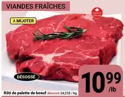 Pasquier Rôti de palette de bœuf désossé offer