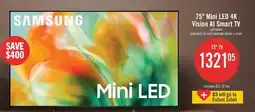 The Brick SAMSUNG 75 M80H Mini-LED 4K Vision AI Smart TV (UN75M80HAFXZC) - 2026 Model offer