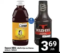 Pasquier Sauce BBQ Bull's-Eye ou Diana offer