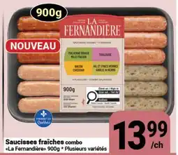 Pasquier Saucisses fraîches combo La Fernandière offer