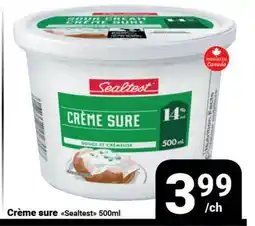 Pasquier Crème sure Sealtest offer