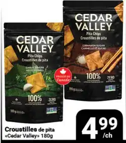Pasquier Croustilles de pita Cedar Valley offer