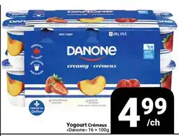Pasquier Yogourt Crémeux Danone offer