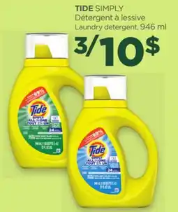 Proxim TIDE SIMPLY Laundry detergent offer