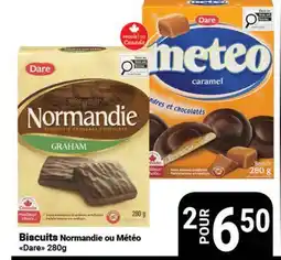 Pasquier Biscuits Normandie ou Météo Dare offer