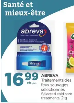 Proxim ABREVA Selected cold sore treatments offer