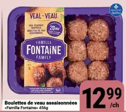 Pasquier Boulettes de veau assaisonnées Famille Fontaine offer