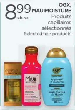Proxim OGX, MAUIMOISTURE Selected hair products offer