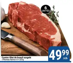 Pasquier Contre-filet de bœuf surgelé Thomas Farms offer