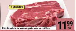 Pasquier Rôti de palette de veau de grain avec os offer