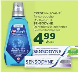 Proxim CREST PRO-SANTÉ, SENSODYNE offer