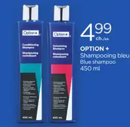 Proxim OPTION + Blue shampoo offer
