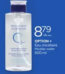 Proxim OPTION + Micellar water offer