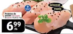 Pasquier Poitrine de poulet désossée et parée offer