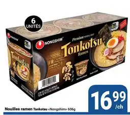 Pasquier Nouilles ramen Tonkotsu Nongshim offer