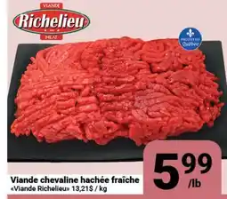 Pasquier Viande chevaline hachée fraîche Viande Richelieu offer
