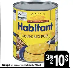 Pasquier Soupe en conserve Habitant offer