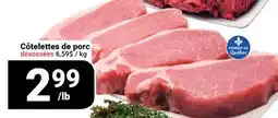 Pasquier Côtelettes de porc désossées offer